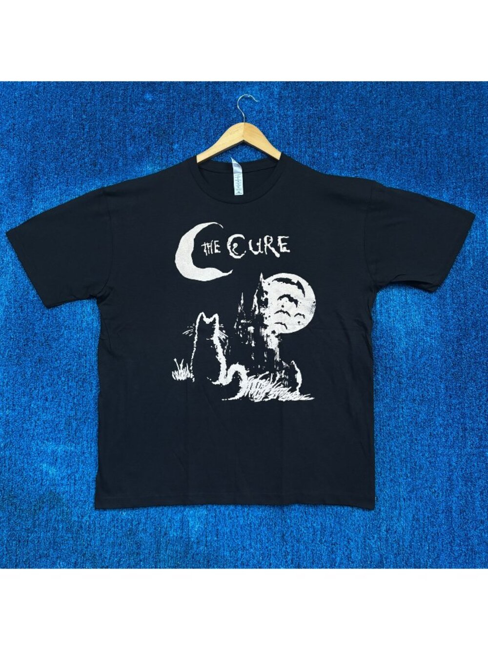 The Cure Lovecats & Moon Castle New Wave Band Baggy Tee XL